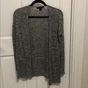 Gray cardigan